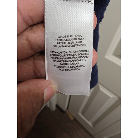 Ralph Lauren Polo Navy Blue 1/4 Zip Pullover Sweater With Red Logo Size L - Picture 10 of 10